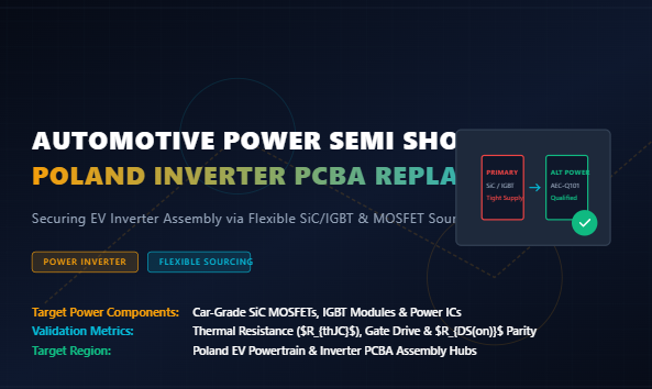 Blog công ty mới nhất về Phân cấp điện ô tô chặt chẽ: Đường dây PCBA Inverter Ba Lan chuyển sang thay thế linh hoạt