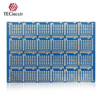 FR4 RIGID PCB Bốn mặt 6 Lớp PCB Board Half Cut Slot Immersion Gold 2u