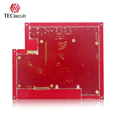 Bảng mạch tần số cao RIGID PCB FR4 TG170 vàng ngón tay 1.6mm Độ dày 10U
