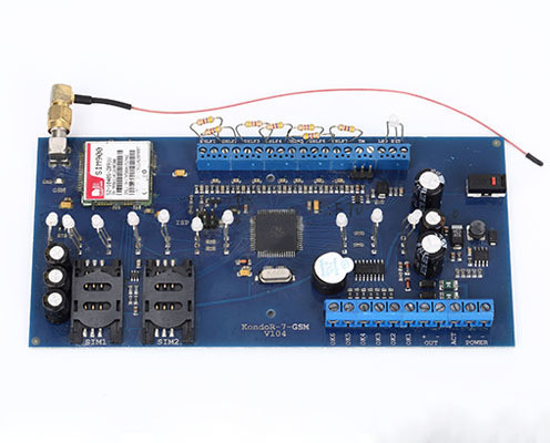 Bộ PCB truyền thông tùy chỉnh GSM hệ thống báo động bảng mạch điều khiển