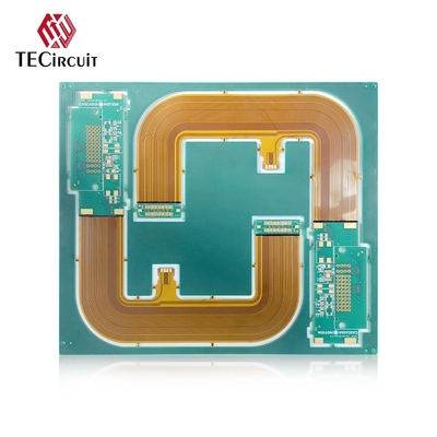 2 Lớp cứng Flex bảng mạch vàng ngón tay 0.15mm Độ dày PCB Flex cứng