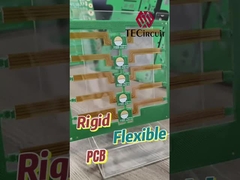 2 Lớp cứng Flex bảng mạch vàng ngón tay 0.15mm Độ dày PCB Flex cứng